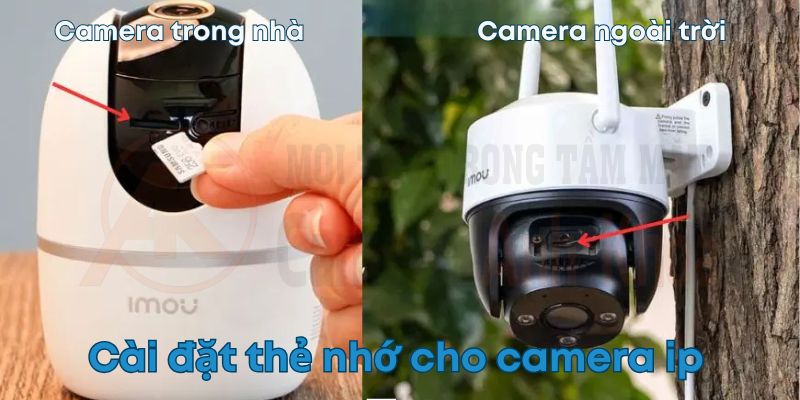 Cài đặt thẻ nhớ cho camera ip