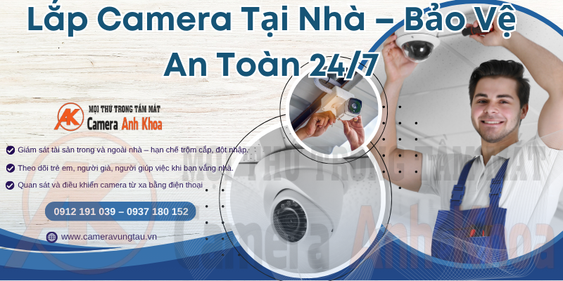 dịch vụ lắp camera tại nhà