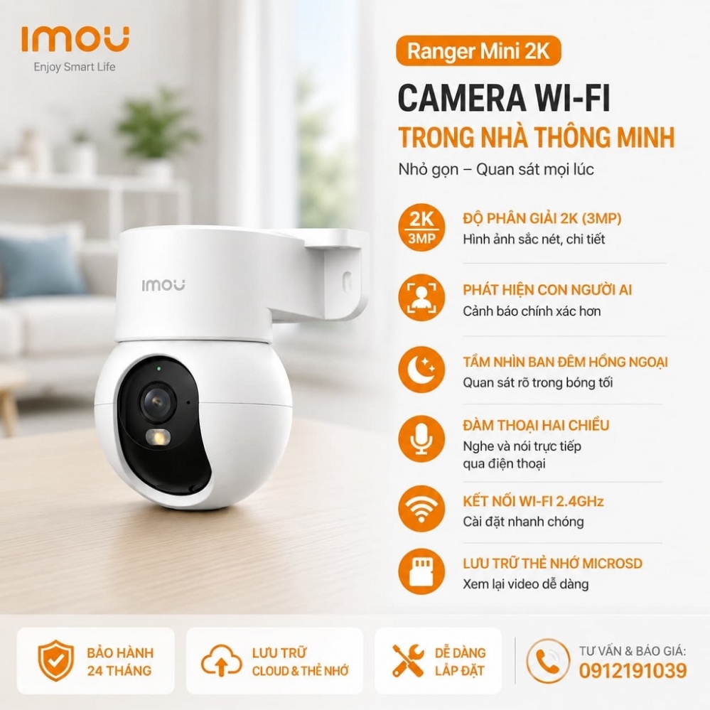 Camera Wifi IMOU IPC-K2MP-3H1WE