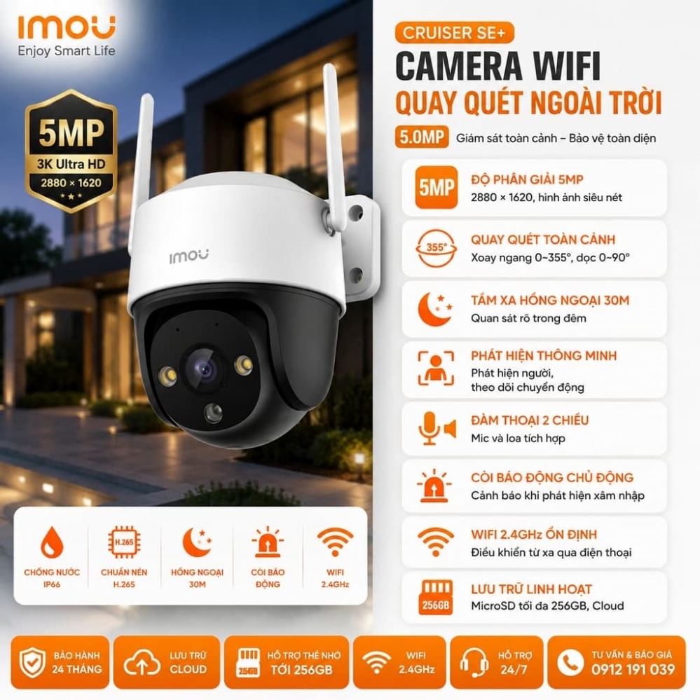 Camera Wifi IMOU IPC-S51FEP