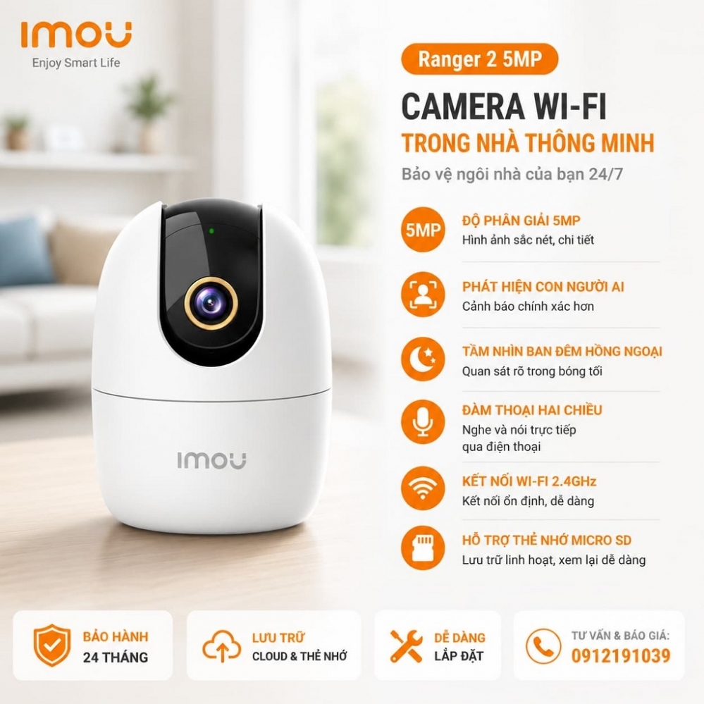 Camera Wifi IMOU IPC-A52P