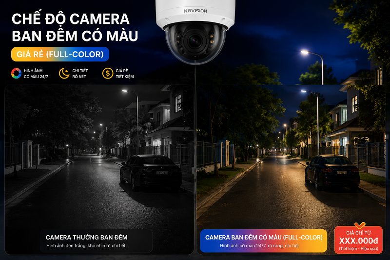 camera ban đêm có màu