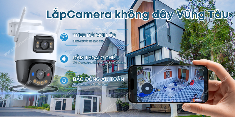 Lắp camera không dây vũng tàu