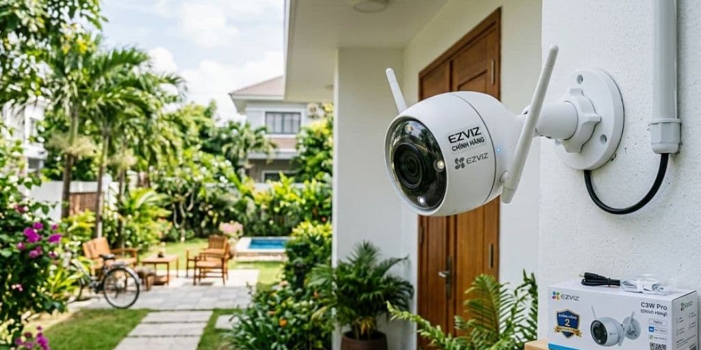 camera wifi ezviz ngoai troi