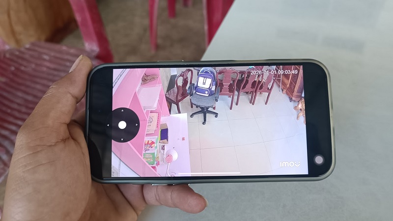 Hình ảnh thực tế giao diện xem camera IMOU Ranger 2 trên điện thoại.
